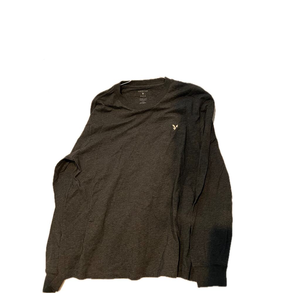 American Eagle Super Soft Std Fit Long Sleeve T-Shirt Mens L